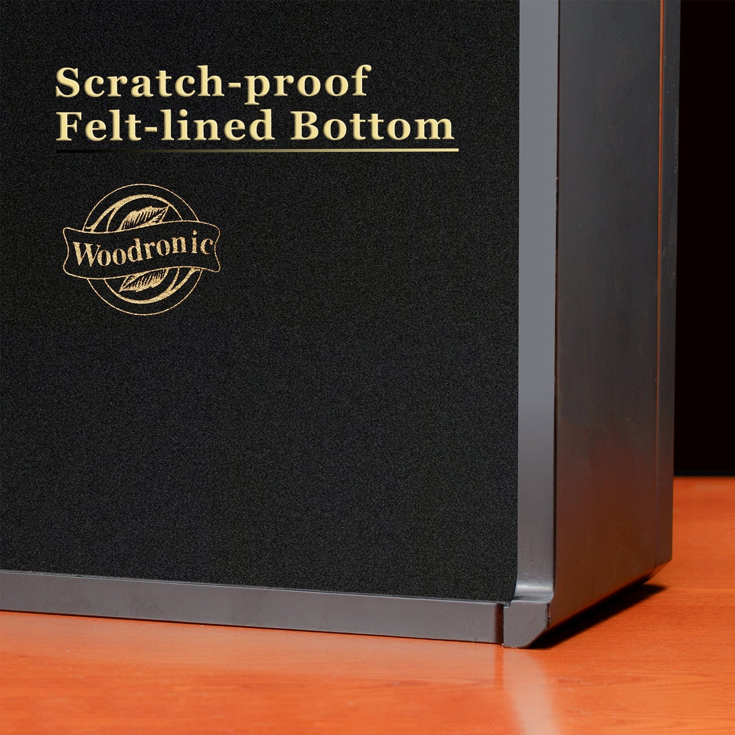 Felt-lined Bottom