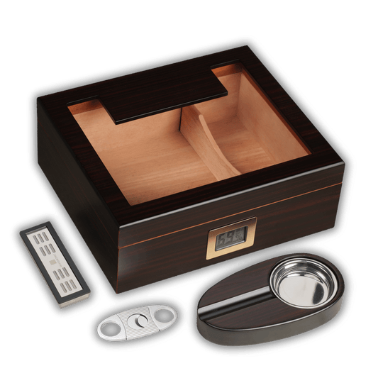 humidor with accessories