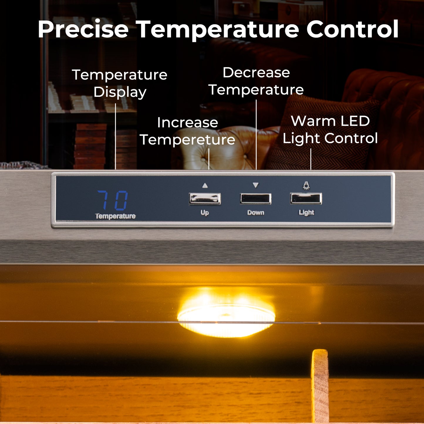 temperature control humidor