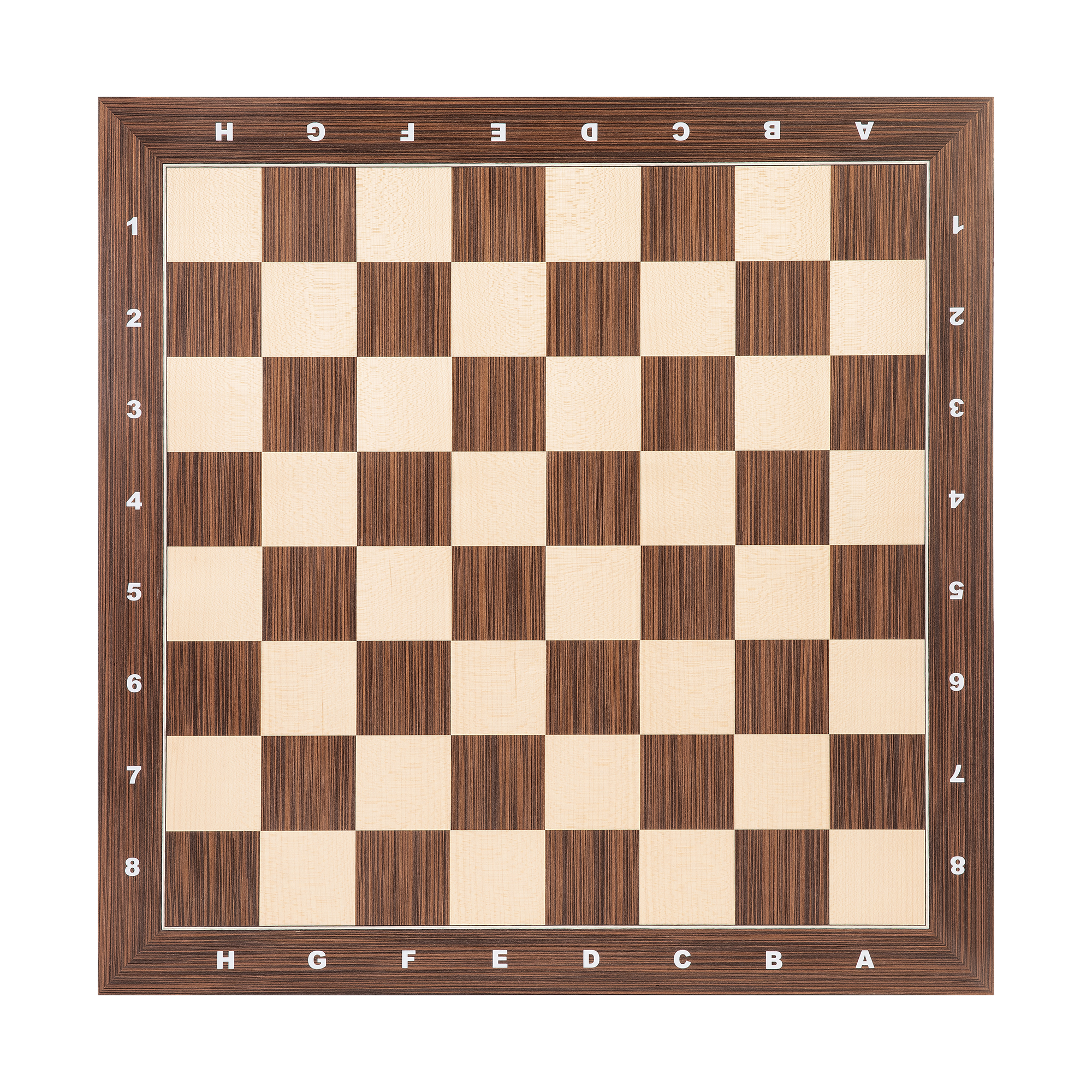 Walnut and Maple Wooden Tournament Chess Board