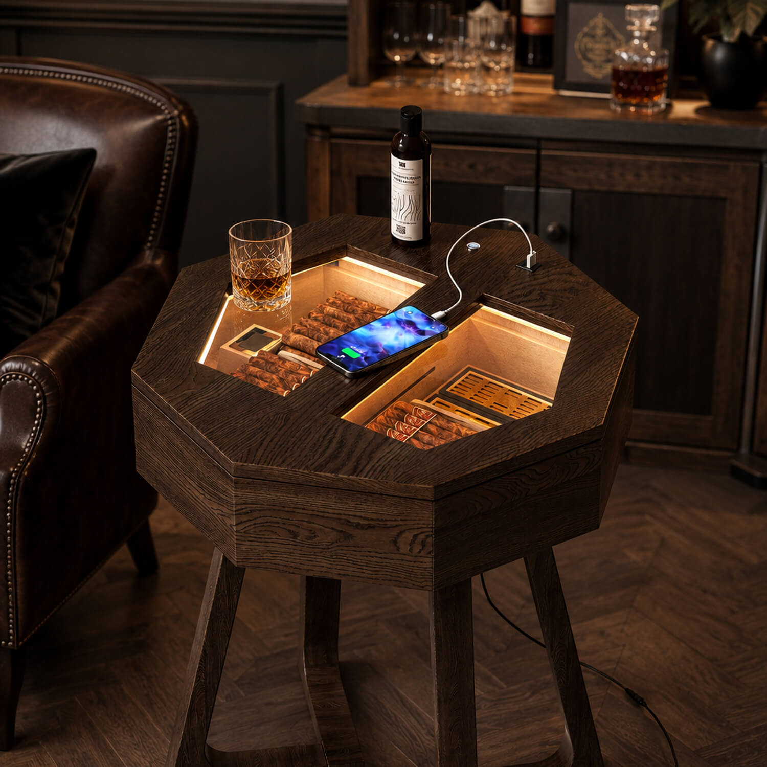 Wholesale Wooden Cigar Tables