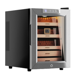 Frigdor E5058 Cigar Cabinet, 200–250 Count, Stainless Steel
