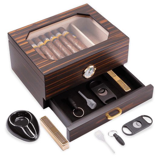 humidor with drawer