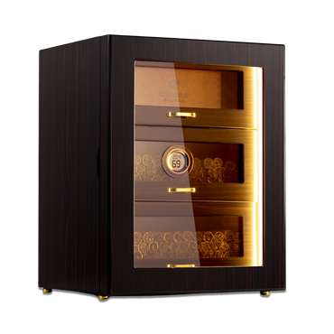 Cinorow 6007 Cigar Cabinet, 100-150 CT, Ebony Finish