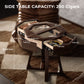 Woodronic Solid Wood Cigar End Table with Storage & Humidity Control