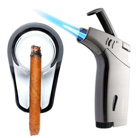 🎁 CINOROW RLD-LT01 Lighter and Ashtray Set (100% off)
