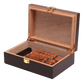 WA-5022 | Woodronic Luxury Slim Cigar Humidor: Portable Cedar Wood Humidor for 10 Cigars