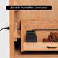 Electric humidifier connector with USB port, eliminating leaks and drilling for hassle-free humidity control.