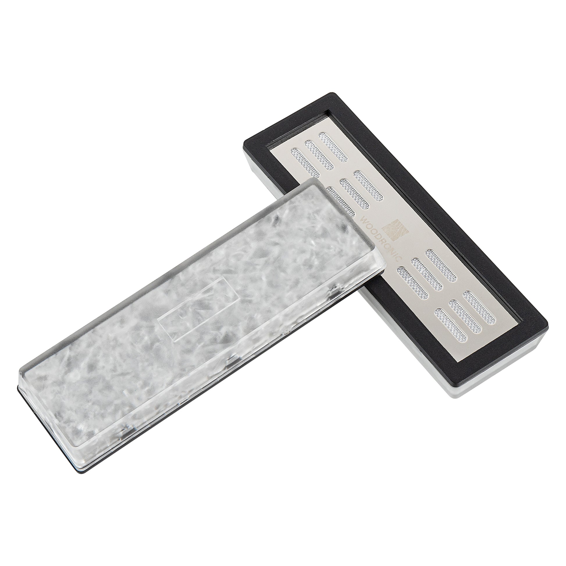 Silver humidifier with clear cover, highlighting the crystal gel core that regulates humidity without over-saturating cigars.