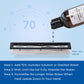 Usage demo for silver crystal gel humidifier: simple 3-step process to maintain ideal 70% humidity for cigars.