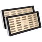 Gold-plated crystal gel cigar humidifiers with mesh vents, designed for consistent humidity control in cigar humidors.
