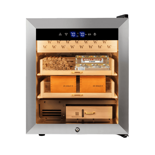 WA-5067 | Woodronic 350-Cigar Electronic Humidor Cabinet with Temp & Humidity Control