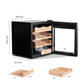 350 cigar electric humidor cabinet measuring 18.7 x 17 x 20.5 inches