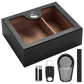 CI-6002 | Luxury 50-Cigar Humidor Set with Accessories