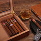 Buckler A5035 Cigar Humidor, 20-35 CT, Rosewood Finish