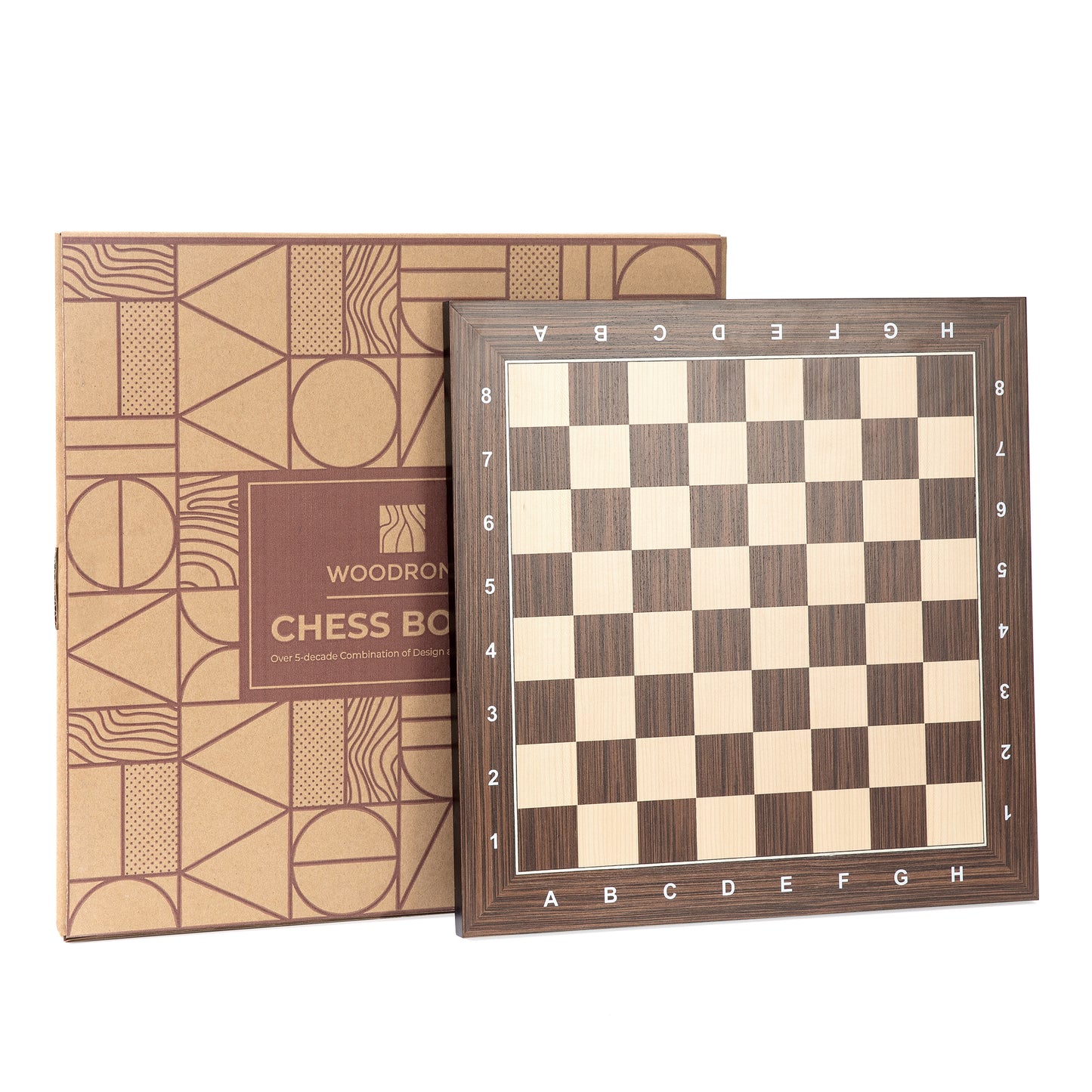 A5049 Professional Chess Board, Maple Inlaid