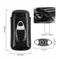 A5028RD Cigar Cases, 3 CT, Black Leather